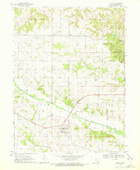 Cantril Iowa Historical topographic map, 1:24000 scale, 7.5 X 7.5 Minute, Year 1970