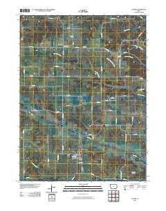 Cantril Iowa Historical topographic map, 1:24000 scale, 7.5 X 7.5 Minute, Year 2010