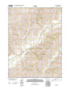Carbon Iowa Historical topographic map, 1:24000 scale, 7.5 X 7.5 Minute, Year 2013