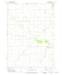 Carpenter Iowa Historical topographic map, 1:24000 scale, 7.5 X 7.5 Minute, Year 1972