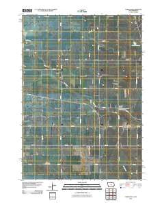 Carpenter Iowa Historical topographic map, 1:24000 scale, 7.5 X 7.5 Minute, Year 2010
