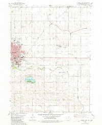 Carroll East Iowa Historical topographic map, 1:24000 scale, 7.5 X 7.5 Minute, Year 1980