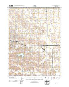 Carroll East Iowa Historical topographic map, 1:24000 scale, 7.5 X 7.5 Minute, Year 2013