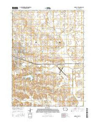 Carroll East Iowa Current topographic map, 1:24000 scale, 7.5 X 7.5 Minute, Year 2015