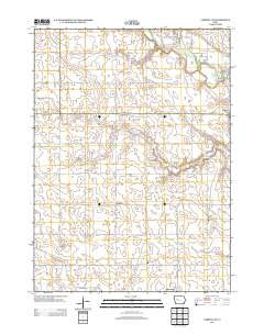 Carroll NE Iowa Historical topographic map, 1:24000 scale, 7.5 X 7.5 Minute, Year 2013