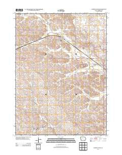 Carroll West Iowa Historical topographic map, 1:24000 scale, 7.5 X 7.5 Minute, Year 2013