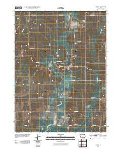 Carson Iowa Historical topographic map, 1:24000 scale, 7.5 X 7.5 Minute, Year 2010
