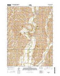 Carson Iowa Current topographic map, 1:24000 scale, 7.5 X 7.5 Minute, Year 2015