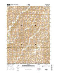 Carson NE Iowa Current topographic map, 1:24000 scale, 7.5 X 7.5 Minute, Year 2015