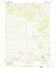 Casey Iowa Historical topographic map, 1:24000 scale, 7.5 X 7.5 Minute, Year 1971