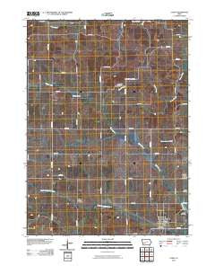 Casey Iowa Historical topographic map, 1:24000 scale, 7.5 X 7.5 Minute, Year 2010