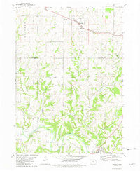 Castalia Iowa Historical topographic map, 1:24000 scale, 7.5 X 7.5 Minute, Year 1981