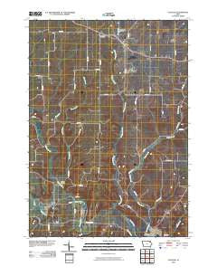 Castalia Iowa Historical topographic map, 1:24000 scale, 7.5 X 7.5 Minute, Year 2010