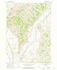 Castana Iowa Historical topographic map, 1:24000 scale, 7.5 X 7.5 Minute, Year 1969