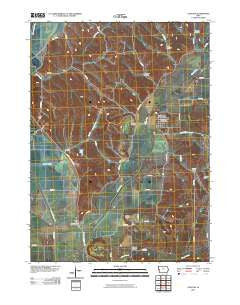 Castana Iowa Historical topographic map, 1:24000 scale, 7.5 X 7.5 Minute, Year 2010