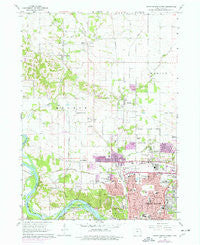 Cedar Rapids North Iowa Historical topographic map, 1:24000 scale, 7.5 X 7.5 Minute, Year 1975