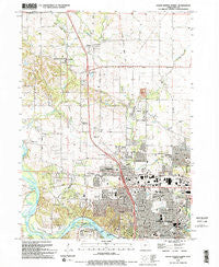 Cedar Rapids North Iowa Historical topographic map, 1:24000 scale, 7.5 X 7.5 Minute, Year 1994