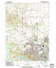 Cedar Rapids North Iowa Historical topographic map, 1:24000 scale, 7.5 X 7.5 Minute, Year 1994