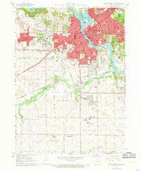 Cedar Rapids South Iowa Historical topographic map, 1:24000 scale, 7.5 X 7.5 Minute, Year 1967
