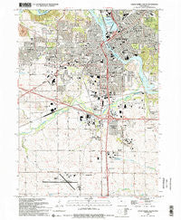 Cedar Rapids South Iowa Historical topographic map, 1:24000 scale, 7.5 X 7.5 Minute, Year 1994