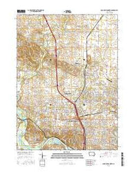 Cedar Rapids North Iowa Current topographic map, 1:24000 scale, 7.5 X 7.5 Minute, Year 2015