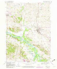 Center Point Iowa Historical topographic map, 1:24000 scale, 7.5 X 7.5 Minute, Year 1968