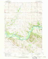 Center Point NW Iowa Historical topographic map, 1:24000 scale, 7.5 X 7.5 Minute, Year 1968