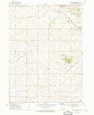 Center Point SW Iowa Historical topographic map, 1:24000 scale, 7.5 X 7.5 Minute, Year 1968