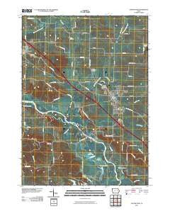 Center Point Iowa Historical topographic map, 1:24000 scale, 7.5 X 7.5 Minute, Year 2010