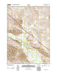 Center Point Iowa Historical topographic map, 1:24000 scale, 7.5 X 7.5 Minute, Year 2013