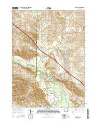 Center Point Iowa Current topographic map, 1:24000 scale, 7.5 X 7.5 Minute, Year 2015