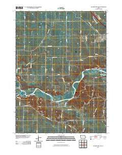 Center Point NW Iowa Historical topographic map, 1:24000 scale, 7.5 X 7.5 Minute, Year 2010
