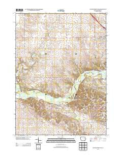 Center Point NW Iowa Historical topographic map, 1:24000 scale, 7.5 X 7.5 Minute, Year 2013
