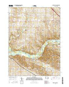 Center Point NW Iowa Current topographic map, 1:24000 scale, 7.5 X 7.5 Minute, Year 2015