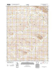 Center Point SW Iowa Historical topographic map, 1:24000 scale, 7.5 X 7.5 Minute, Year 2013