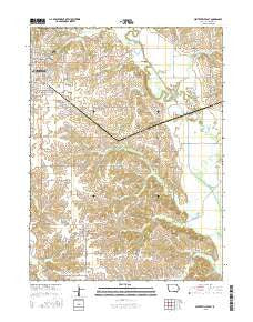Centerville East Iowa Current topographic map, 1:24000 scale, 7.5 X 7.5 Minute, Year 2015