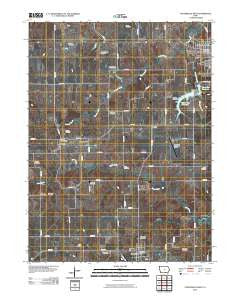 Centerville West Iowa Historical topographic map, 1:24000 scale, 7.5 X 7.5 Minute, Year 2010