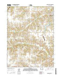 Centerville West Iowa Current topographic map, 1:24000 scale, 7.5 X 7.5 Minute, Year 2015