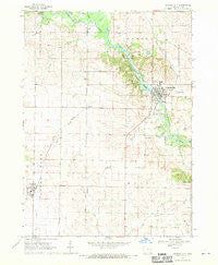Central City Iowa Historical topographic map, 1:24000 scale, 7.5 X 7.5 Minute, Year 1968