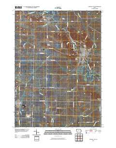 Central City Iowa Historical topographic map, 1:24000 scale, 7.5 X 7.5 Minute, Year 2010