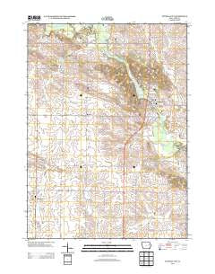 Central City Iowa Historical topographic map, 1:24000 scale, 7.5 X 7.5 Minute, Year 2013