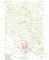 Chariton Iowa Historical topographic map, 1:24000 scale, 7.5 X 7.5 Minute, Year 1982