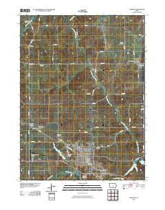 Chariton Iowa Historical topographic map, 1:24000 scale, 7.5 X 7.5 Minute, Year 2010