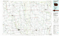 Charles City Iowa Historical topographic map, 1:100000 scale, 30 X 60 Minute, Year 1985