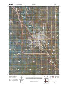 Charles City Iowa Historical topographic map, 1:24000 scale, 7.5 X 7.5 Minute, Year 2010