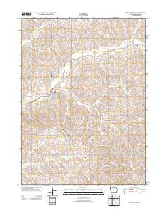 Charter Oak Iowa Historical topographic map, 1:24000 scale, 7.5 X 7.5 Minute, Year 2013