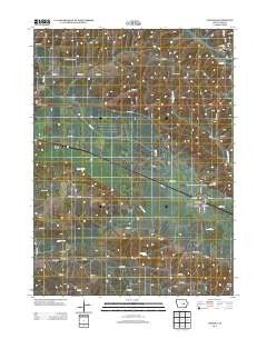 Chelsea Iowa Historical topographic map, 1:24000 scale, 7.5 X 7.5 Minute, Year 2013