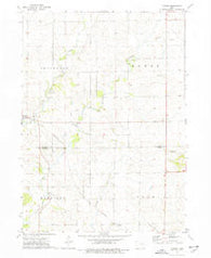 Cheney Iowa Historical topographic map, 1:24000 scale, 7.5 X 7.5 Minute, Year 1973