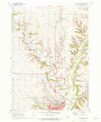 Cherokee North Iowa Historical topographic map, 1:24000 scale, 7.5 X 7.5 Minute, Year 1971