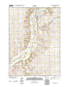 Cherokee South Iowa Historical topographic map, 1:24000 scale, 7.5 X 7.5 Minute, Year 2013